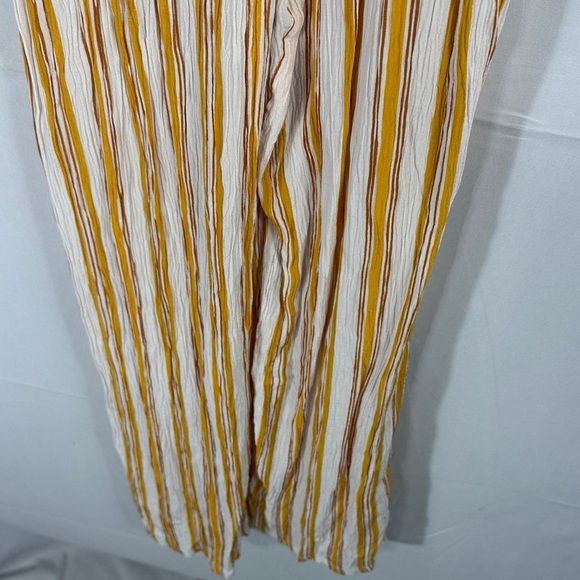 Faithfull the Brand Striped Jumpsuit Yellow White Size S / US 4 - Picture 6 of 12